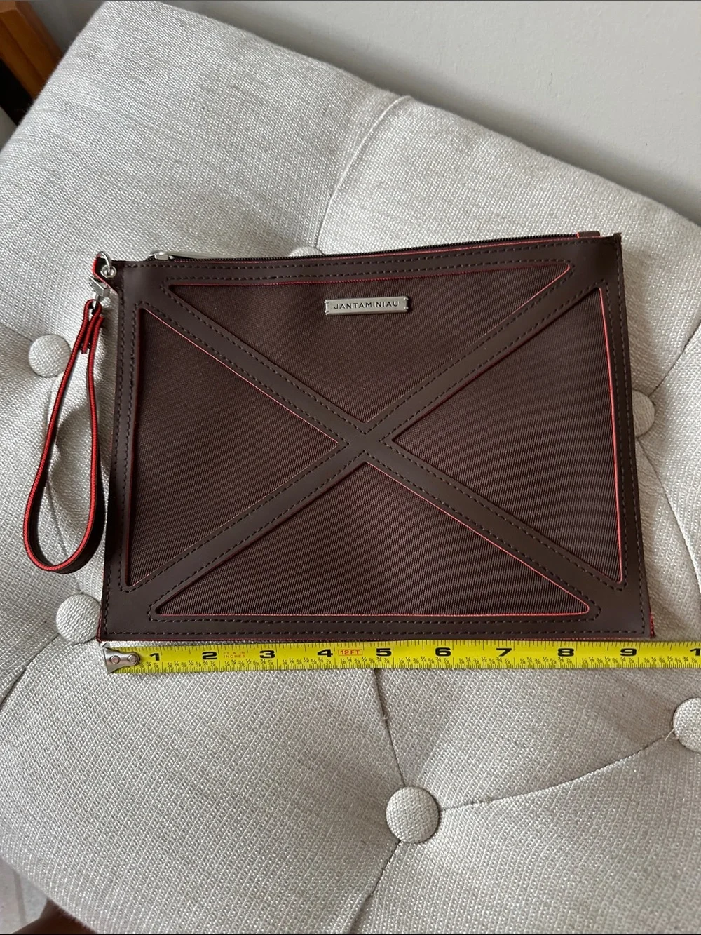 Set of Jantaminiau / KLM Airlines Collab Zip Pouch Wristlets
